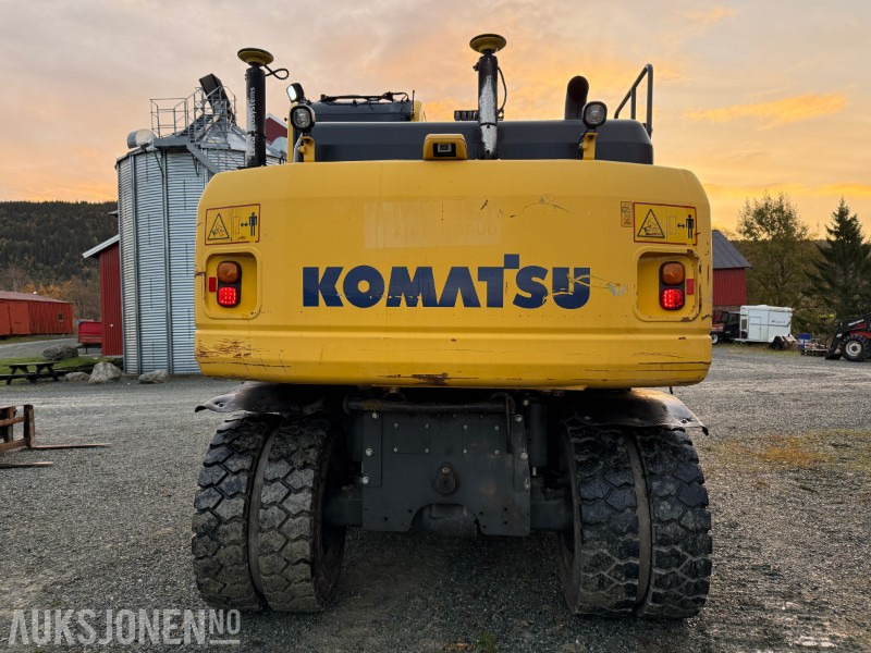 2015 Komatsu PW 160-8 Velutstyrt hjulgraver med Engcon rototilt, Leica GPS og sentralsmøring - Máy xúc: hình 4 2015 Komatsu PW 160-8 Velutstyrt hjulgraver med Engcon rototilt, Leica GPS og sentralsmøring - Máy xúc: hình 4