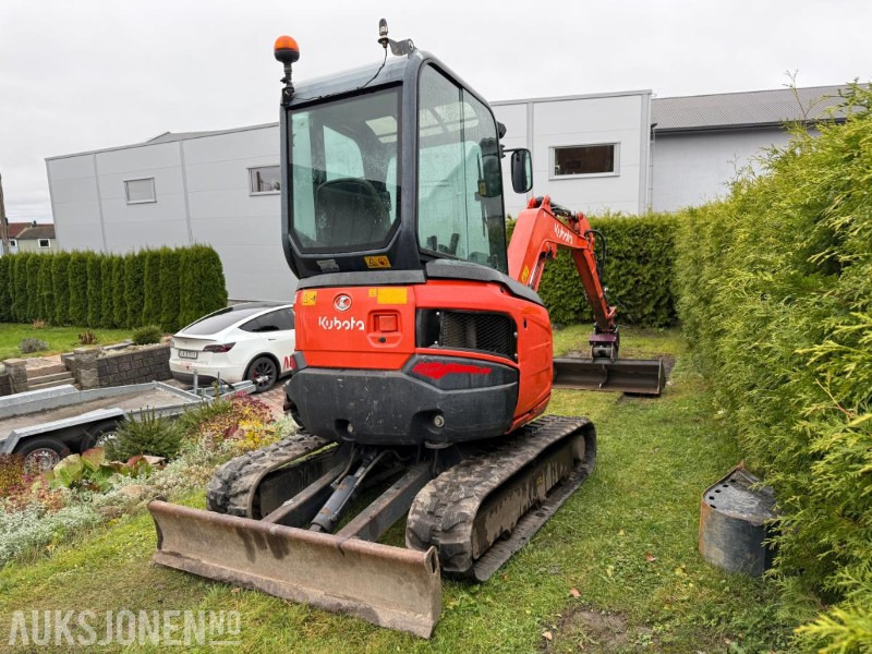 2016 Kubota U27-4 MINIGRAVER ROTOR 2 SKUFFER SERVICEHISTORIKK 2430 TIMER - Máy xúc mini: hình 4 2016 Kubota U27-4 MINIGRAVER ROTOR 2 SKUFFER SERVICEHISTORIKK 2430 TIMER - Máy xúc mini: hình 4