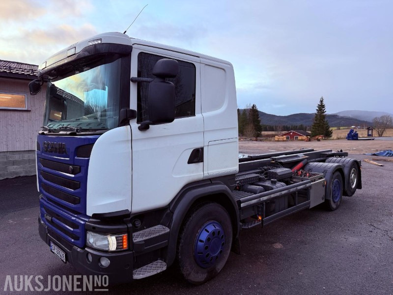 2016 Scania G450 EURO 6 444933 km - Styrbar boggi og Webasto - Xe tải nâng móc: hình 1 2016 Scania G450 EURO 6 444933 km - Styrbar boggi og Webasto - Xe tải nâng móc: hình 1
