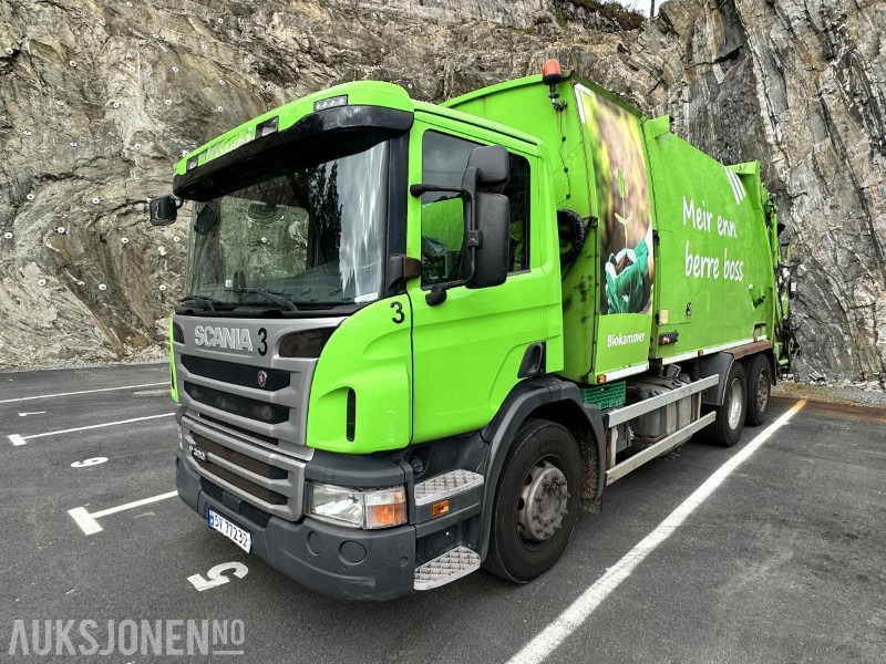 2016 Scania P320 Komprimatorbil - NY EU/2 kammer Inkl. biokammer/MTM påbygg, 277256km - Xe tải chở rác: hình 1 2016 Scania P320 Komprimatorbil - NY EU/2 kammer Inkl. biokammer/MTM påbygg, 277256km - Xe tải chở rác: hình 1