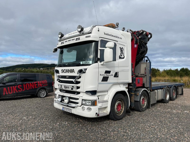 2016 Scania R-serie 8x2 HMF 85TM kranbil, Komplett karmsett, Kran sertifisert Aug 2025, Eu godkjent til 05.10.2026, klar til nye oppdrag ! - Xe cẩu tự hành: hình 1 2016 Scania R-serie 8x2 HMF 85TM kranbil, Komplett karmsett, Kran sertifisert Aug 2025, Eu godkjent til 05.10.2026, klar til nye oppdrag ! - Xe cẩu tự hành: hình 1
