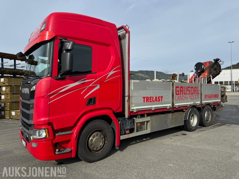 2017 Scania R500 planbil med HMF kran - Xe cẩu tự hành: hình 1 2017 Scania R500 planbil med HMF kran - Xe cẩu tự hành: hình 1