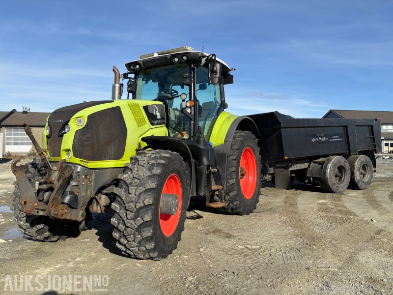 2018 Claas Axion 830 MED GIGANT Dumper Henger. Skjær og Strøer - Máy cày: hình 1 2018 Claas Axion 830 MED GIGANT Dumper Henger. Skjær og Strøer - Máy cày: hình 1