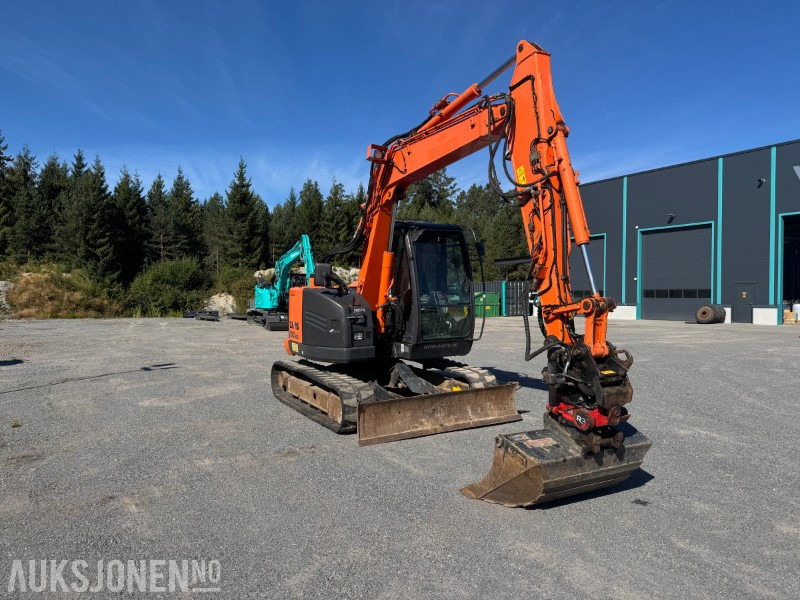2018 Hitachi ZX85US-5 - Beltegraver - Gravemaskin - Tilt - Lyspakke - Máy xúc: hình 3 2018 Hitachi ZX85US-5 - Beltegraver - Gravemaskin - Tilt - Lyspakke - Máy xúc: hình 3