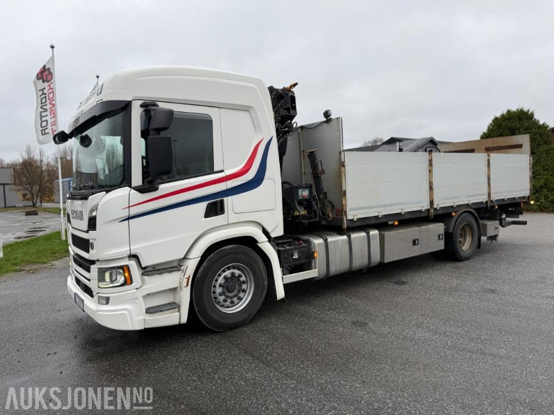 2018 Scania P 320 KRANBIL M/PLAN HIAB XS099 KRAN SERVICEHISTORIKK. - Xe cẩu tự hành: hình 1 2018 Scania P 320 KRANBIL M/PLAN HIAB XS099 KRAN SERVICEHISTORIKK. - Xe cẩu tự hành: hình 1