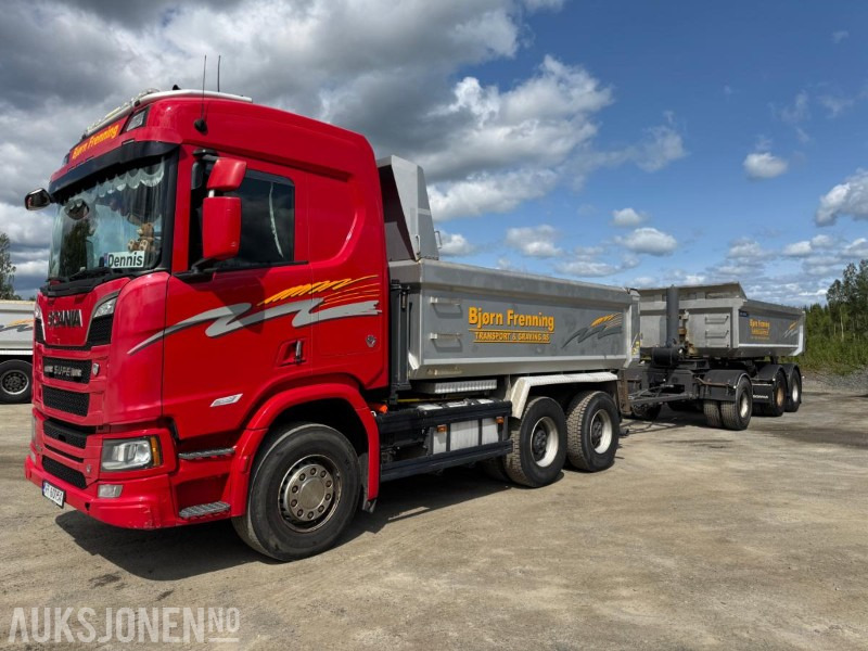 2018 Scania R580 GODT UTSTYRT TIPPBIL MED 3 AKSLET HENGER - Xe ben: hình 1 2018 Scania R580 GODT UTSTYRT TIPPBIL MED 3 AKSLET HENGER - Xe ben: hình 1