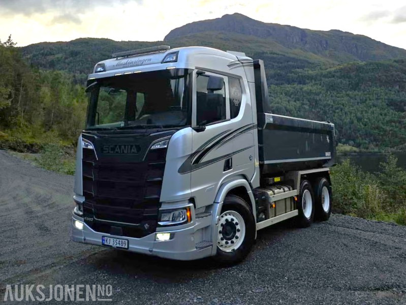 2018 Scania R580 tippbil - 396 357 km - EU ok til 30.09.2026 - Xe ben: hình 1 2018 Scania R580 tippbil - 396 357 km - EU ok til 30.09.2026 - Xe ben: hình 1