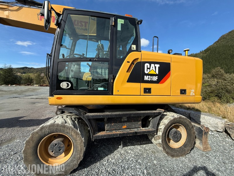 2018 Velholdt Cat M318F Hjulgraver med OilQuick Rotortilt, 9577 timer - Máy xúc: hình 3 2018 Velholdt Cat M318F Hjulgraver med OilQuick Rotortilt, 9577 timer - Máy xúc: hình 3