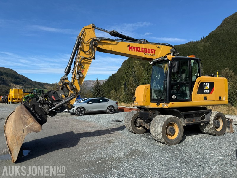 2018 Velholdt Cat M318F Hjulgraver med OilQuick Rotortilt, 9577 timer - Máy xúc: hình 1 2018 Velholdt Cat M318F Hjulgraver med OilQuick Rotortilt, 9577 timer - Máy xúc: hình 1