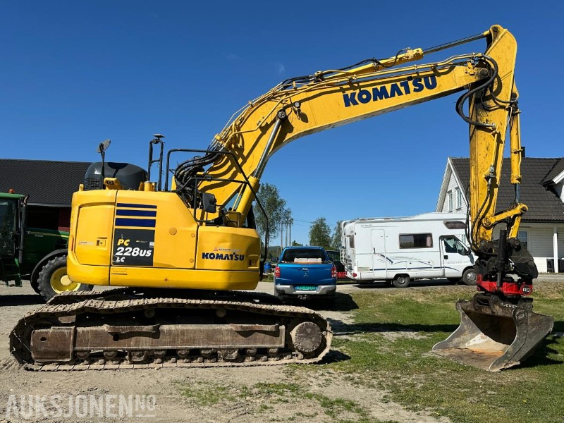 2019 Komatsu PC228USLC-11 - Gravemaskin - Tiltrotator R8 - Topcon GPS - 2skuffer - Sentralsmøring - 4467timer - Máy xúc: hình 5 2019 Komatsu PC228USLC-11 - Gravemaskin - Tiltrotator R8 - Topcon GPS - 2skuffer - Sentralsmøring - 4467timer - Máy xúc: hình 5