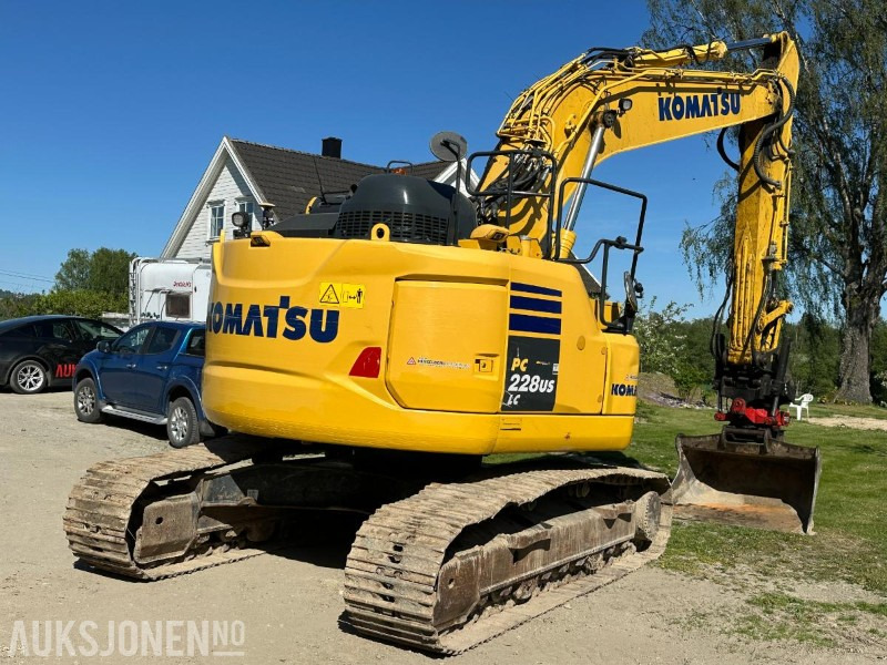 2019 Komatsu PC228USLC-11 - Gravemaskin - Tiltrotator R8 - Topcon GPS - 2skuffer - Sentralsmøring - 4467timer - Máy xúc: hình 4 2019 Komatsu PC228USLC-11 - Gravemaskin - Tiltrotator R8 - Topcon GPS - 2skuffer - Sentralsmøring - 4467timer - Máy xúc: hình 4
