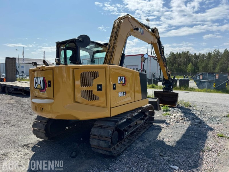 2021 Cat 307.5 gravemaskin med tiltrotator og sentralsmøring / 2 stk skuffer / årskontrollert - Máy xúc: hình 5 2021 Cat 307.5 gravemaskin med tiltrotator og sentralsmøring / 2 stk skuffer / årskontrollert - Máy xúc: hình 5