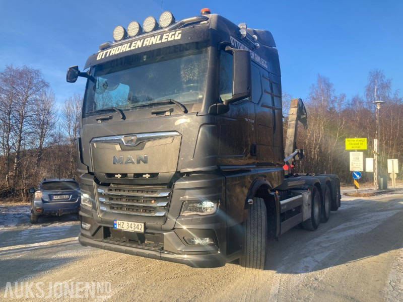 2021 MAN TGX krokbil med dumperkasse og kranflak. 8X4 EURO 6 - Xe tải nâng móc: hình 3 2021 MAN TGX krokbil med dumperkasse og kranflak. 8X4 EURO 6 - Xe tải nâng móc: hình 3