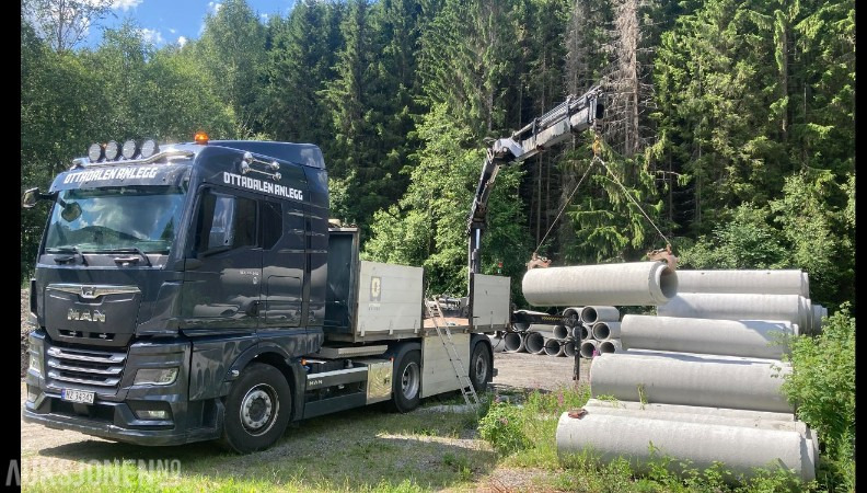 2021 MAN TGX krokbil med dumperkasse og kranflak. 8X4 EURO 6 - Xe tải nâng móc: hình 1 2021 MAN TGX krokbil med dumperkasse og kranflak. 8X4 EURO 6 - Xe tải nâng móc: hình 1