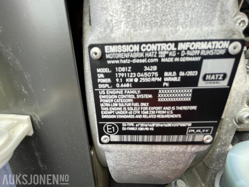 2023 Husqvarna LG 504 Vibroplate - Diesel - 470 kg. - 54 timer. - Máy lăn: hình 5 2023 Husqvarna LG 504 Vibroplate - Diesel - 470 kg. - 54 timer. - Máy lăn: hình 5