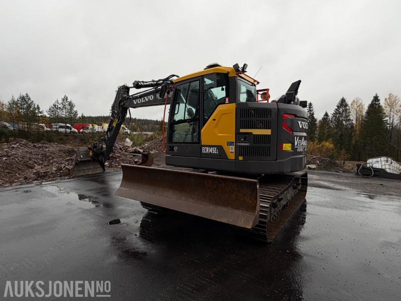 2023 Volvo ECR145EL beltegraver - HK feste - Engcon tiltrotator - Volvo pusseskuffe - Planeringsskjær - Sentralsmøring - Kun 837 timer - Máy xúc: hình 3 2023 Volvo ECR145EL beltegraver - HK feste - Engcon tiltrotator - Volvo pusseskuffe - Planeringsskjær - Sentralsmøring - Kun 837 timer - Máy xúc: hình 3