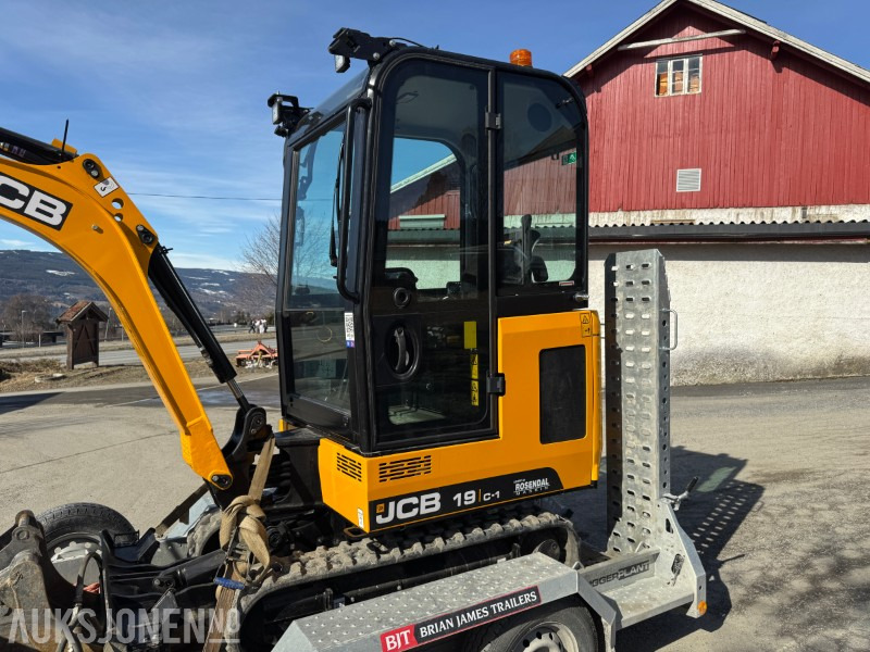 Máy xúc mini 2024 JCB 19 C-1 MINIGRAVER, 3 SKUFFER,  KUN 200 TIMER, UTVIDET GARANTI: hình 13