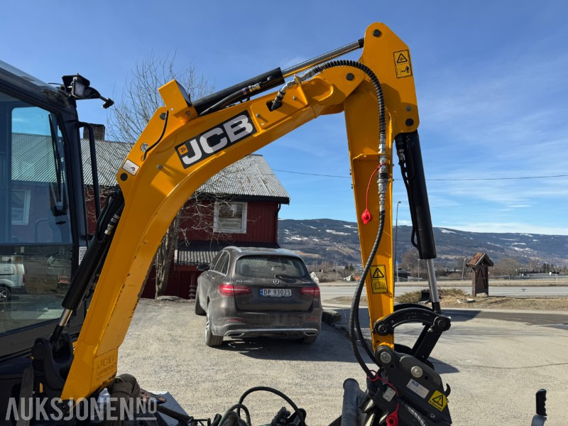 Máy xúc mini 2024 JCB 19 C-1 MINIGRAVER, 3 SKUFFER,  KUN 200 TIMER, UTVIDET GARANTI: hình 11