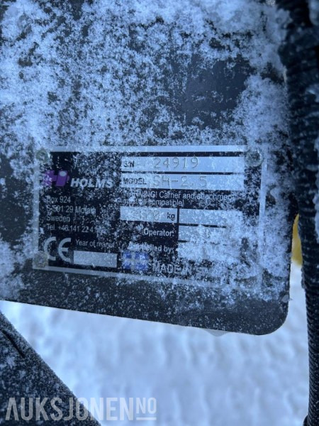 2021 Holms SH 2,5 - Åpen kost til hjullaster - Đính kèm cho Máy móc xây dựng: hình 5 2021 Holms SH 2,5 - Åpen kost til hjullaster - Đính kèm cho Máy móc xây dựng: hình 5