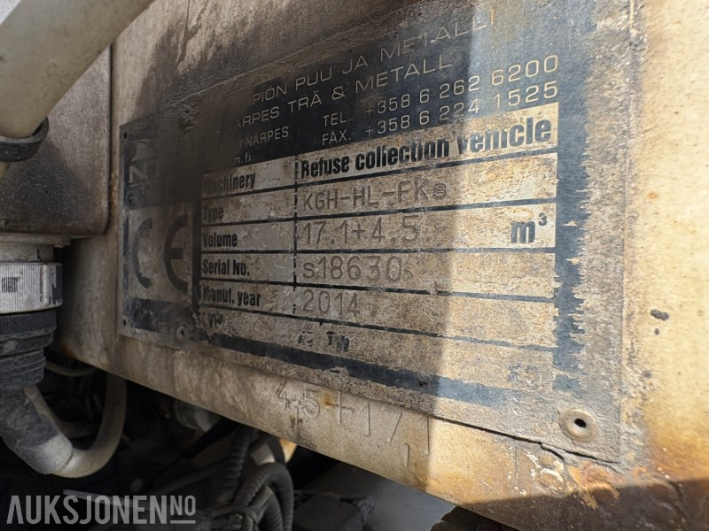 2014 Volvo FM 420 renovasjonsbil med 2-kammers løsning - Máy móc khác: hình 5 2014 Volvo FM 420 renovasjonsbil med 2-kammers løsning - Máy móc khác: hình 5