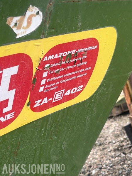 1990 Amazone Za-e 402 gjødselspreder - Máy móc nông nghiệp: hình 3 1990 Amazone Za-e 402 gjødselspreder - Máy móc nông nghiệp: hình 3