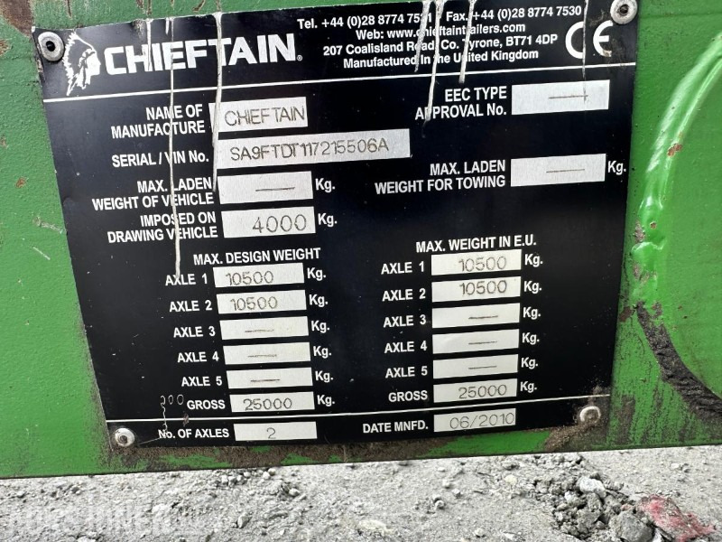 2010 CHIEFTAIN AGRI DUMPERHENGER TIL TRAKTOR - Máy móc nông nghiệp: hình 4 2010 CHIEFTAIN AGRI DUMPERHENGER TIL TRAKTOR - Máy móc nông nghiệp: hình 4
