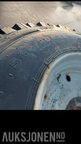 2015 2 stk. traktordekk med felg – 540/80R38 - Máy móc nông nghiệp: hình 3 2015 2 stk. traktordekk med felg – 540/80R38 - Máy móc nông nghiệp: hình 3