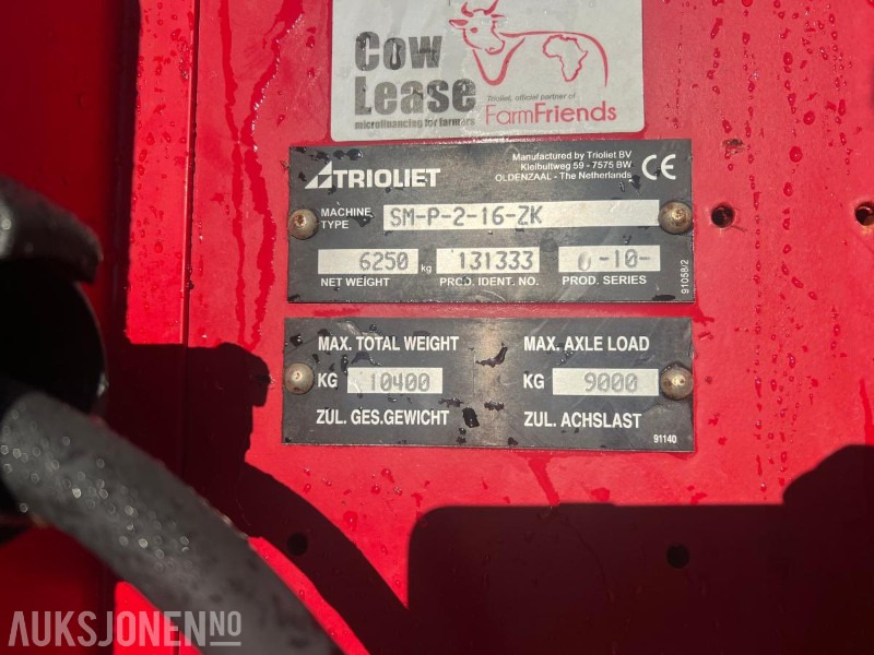 2019 Trioliet Solomix 2-1600 - Máy móc nông nghiệp: hình 5 2019 Trioliet Solomix 2-1600 - Máy móc nông nghiệp: hình 5