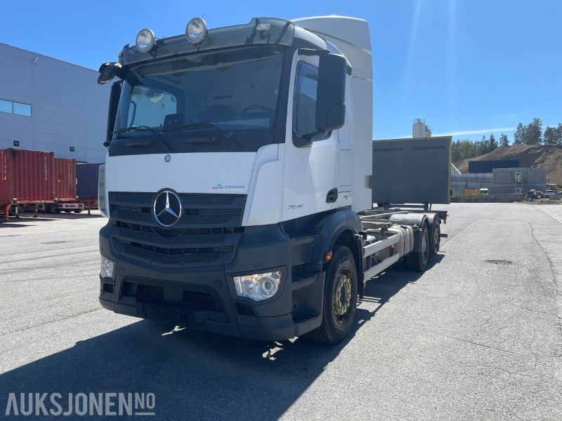 Mercedes-Benz Antos 2545 containerbil, baklem, euro 6, lav km - Xe chở container/ Xe tải hoán đổi thân: hình 1 Mercedes-Benz Antos 2545 containerbil, baklem, euro 6, lav km - Xe chở container/ Xe tải hoán đổi thân: hình 1