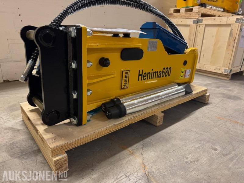 NY HENIMA PIGGHAMMER TIL 4-7 TONNS GRAVEMASKIN S40 M/GARANTI - Búa thủy lực: hình 2 NY HENIMA PIGGHAMMER TIL 4-7 TONNS GRAVEMASKIN S40 M/GARANTI - Búa thủy lực: hình 2