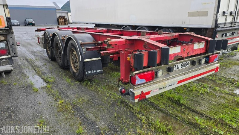 2006 ISTRAIL TK141 NYLIG EU-GODKJENT 3-akslet krokslep CONTAINER KJÆRRE - Rơ moóc: hình 4 2006 ISTRAIL TK141 NYLIG EU-GODKJENT 3-akslet krokslep CONTAINER KJÆRRE - Rơ moóc: hình 4