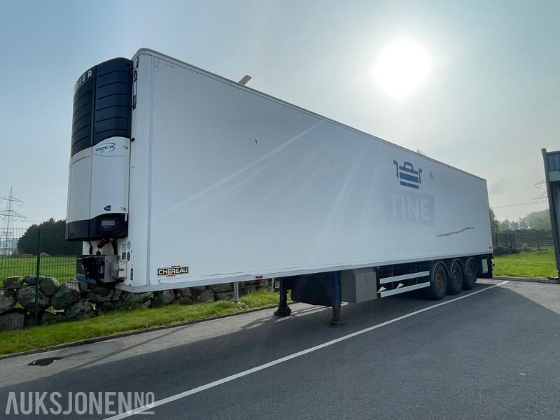 2009 Chereau Semitrailer - Kjølehenger - Carrier Transicold - 33 paller. - Rơ moóc: hình 1 2009 Chereau Semitrailer - Kjølehenger - Carrier Transicold - 33 paller. - Rơ moóc: hình 1