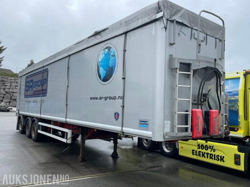 2017 Knapen K502 Walking floor tralle, NY EU - med hydraulisk vegg og tak + låsing - Tillatt totalvekt: 45000 kg. - Rơ moóc: hình 1 2017 Knapen K502 Walking floor tralle, NY EU - med hydraulisk vegg og tak + låsing - Tillatt totalvekt: 45000 kg. - Rơ moóc: hình 1