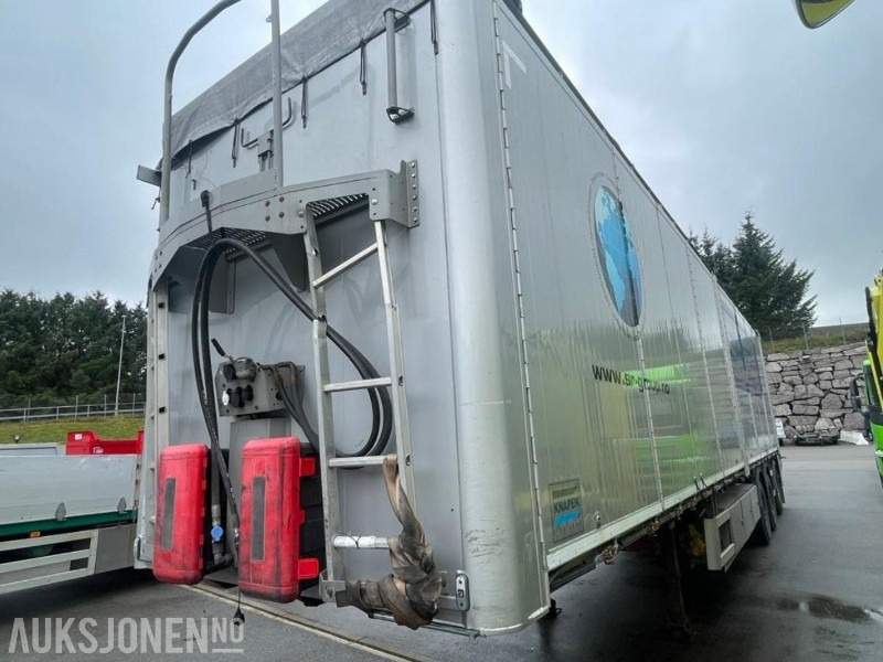 2017 Knapen K502 Walking floor tralle, NY EU - med hydraulisk vegg og tak + låsing - Tillatt totalvekt: 45000 kg. - Rơ moóc: hình 5 2017 Knapen K502 Walking floor tralle, NY EU - med hydraulisk vegg og tak + låsing - Tillatt totalvekt: 45000 kg. - Rơ moóc: hình 5