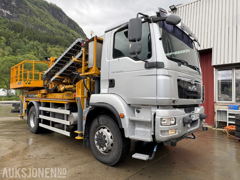 2014 MAN TGM 18.340 Normet Esslift 810 liftbil - 15 888 km - Tiện ích/ Xe đặc dụng: hình 2 2014 MAN TGM 18.340 Normet Esslift 810 liftbil - 15 888 km - Tiện ích/ Xe đặc dụng: hình 2