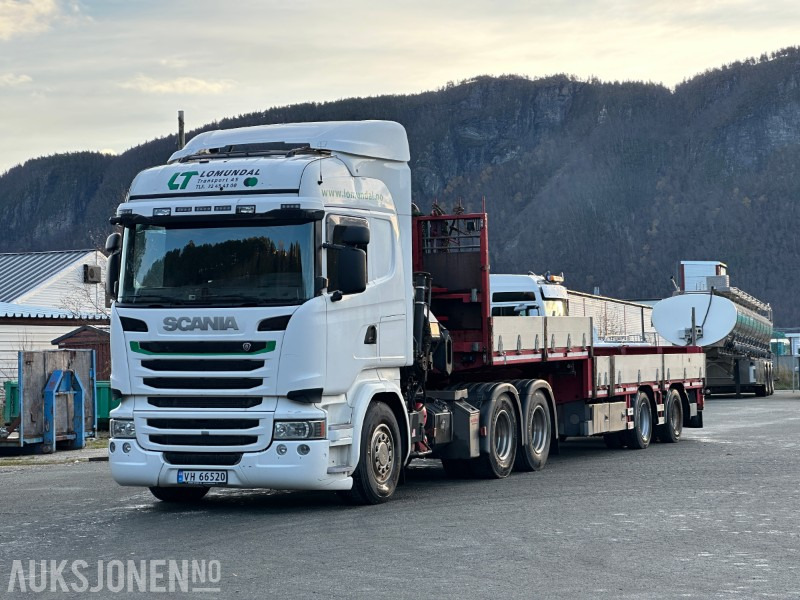 2014 SCANIA R450 kranbil / Krantrekker med kran og HRD planhenger – selges samlet - Xe đầu kéo: hình 2 2014 SCANIA R450 kranbil / Krantrekker med kran og HRD planhenger – selges samlet - Xe đầu kéo: hình 2