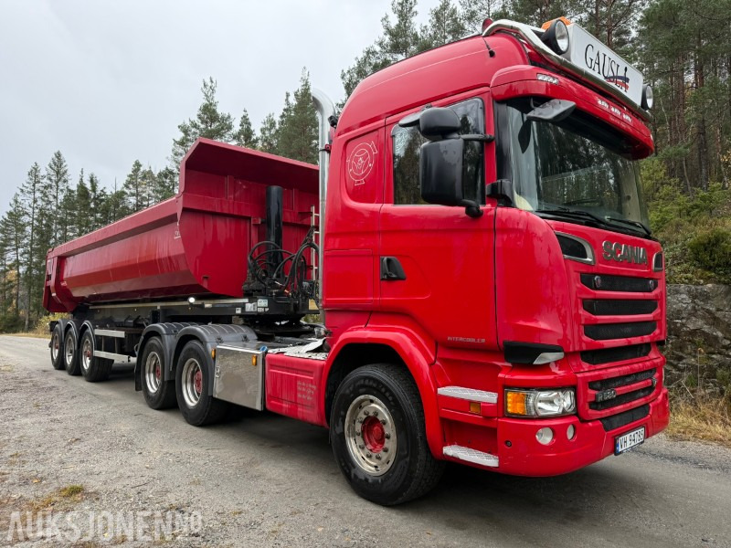 2018 Scania R580-V8-6x4-EURO6-260.000km-Tippsemi m/ Langendorf tralle - Xe đầu kéo: hình 4 2018 Scania R580-V8-6x4-EURO6-260.000km-Tippsemi m/ Langendorf tralle - Xe đầu kéo: hình 4