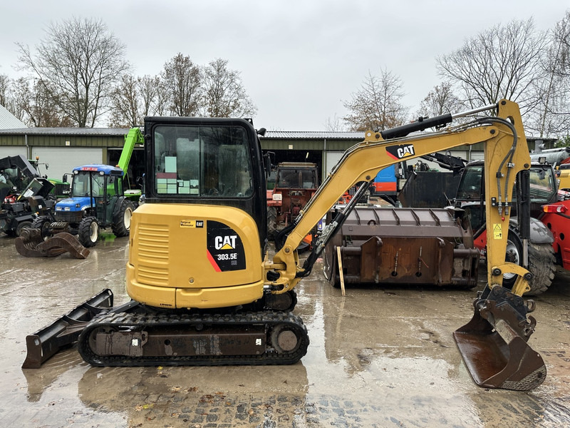 Máy xúc mini Caterpillar 303.5E CR All functions 3 buckets: hình 6