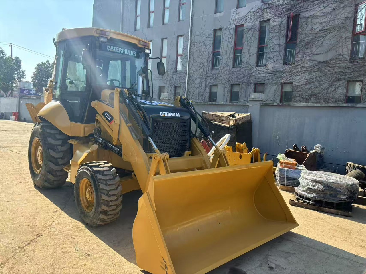 Caterpillar New or Used Backhoe CAT 420 Backhoe Loader CAT420F 420F2 JCB 3CX 4CX - Máy xúc trước múc sau: hình 4 Caterpillar New or Used Backhoe CAT 420 Backhoe Loader CAT420F 420F2 JCB 3CX 4CX - Máy xúc trước múc sau: hình 4