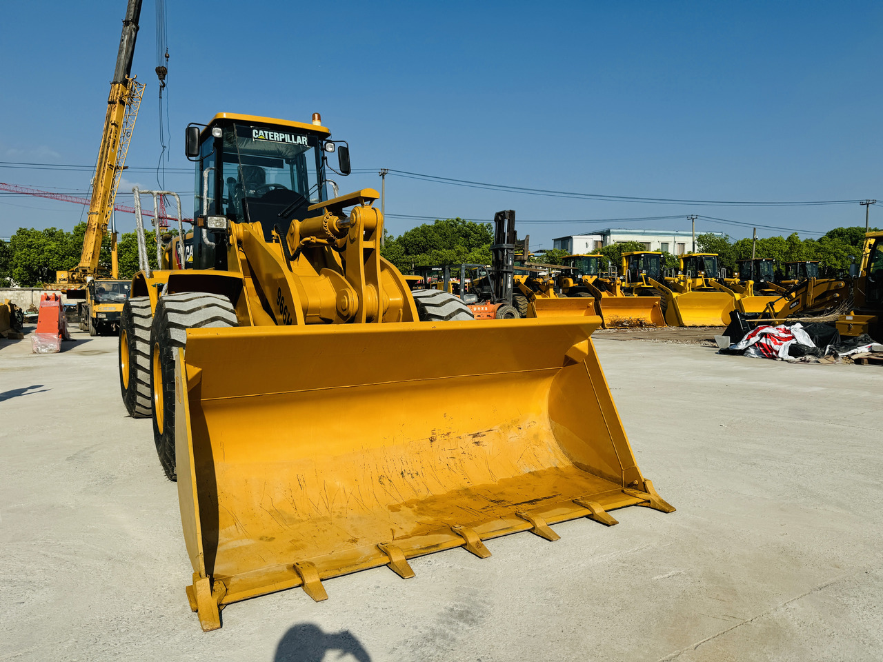 Máy xúc lật bánh lốp Caterpillar Used Loader CAT966 966H 966G 966F 980G 988G Secondhand Loaders in High Quality: hình 11