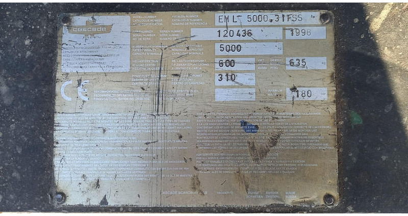 Xe nâng diesel Mitsubishi FD50: hình 12 Xe nâng diesel Mitsubishi FD50: hình 12