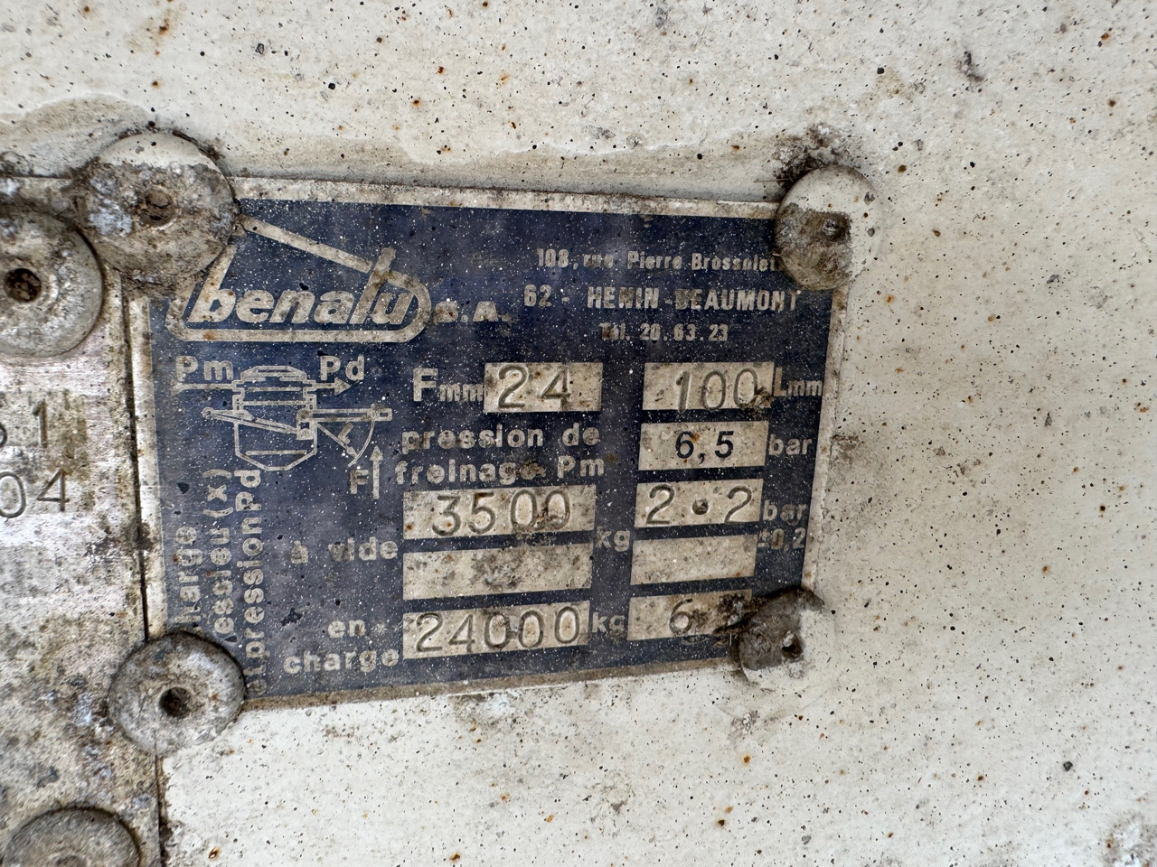 Sơ mi rơ moóc ben BENALU Bena Cereale 68m3 T34C1NL Aluminiu: hình 21