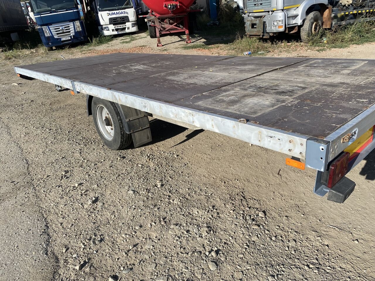 Schmitz Cargobull REPACOM Rema remorca 6,5 m lungime platforma pentru marfa / util - Rơ moóc thùng lửng/ Phẳng: hình 2 Schmitz Cargobull REPACOM Rema remorca 6,5 m lungime platforma pentru marfa / util - Rơ moóc thùng lửng/ Phẳng: hình 2