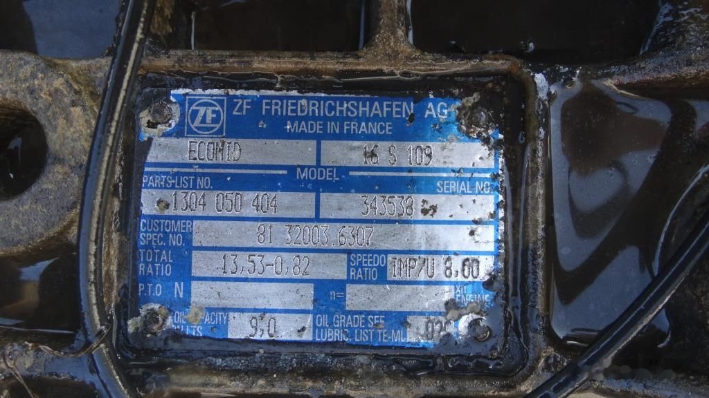 MAN ZF 16S109 MAN - Hộp số cho Xe tải: hình 2 MAN ZF 16S109 MAN - Hộp số cho Xe tải: hình 2