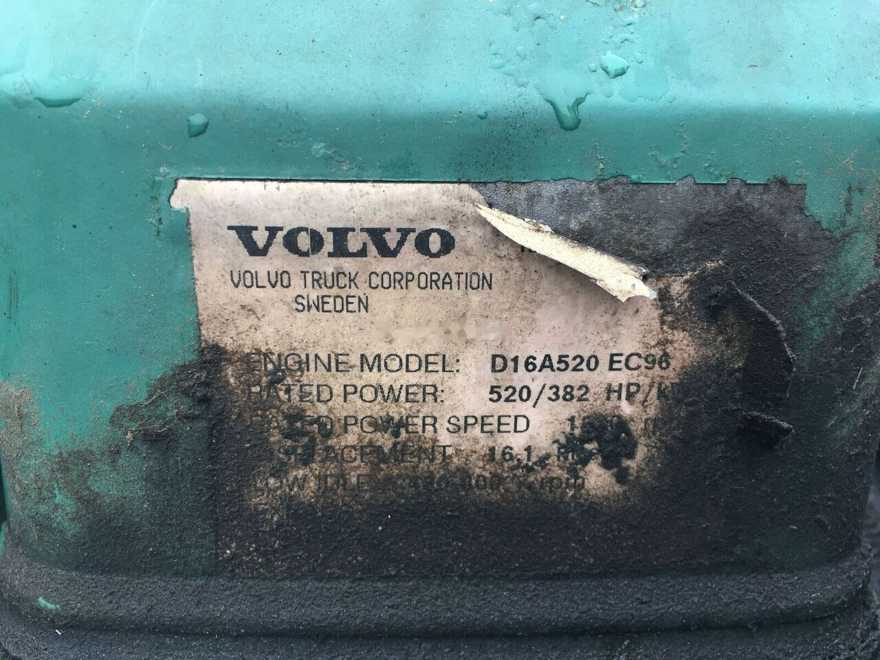 Volvo D16A EC96 Volvo FH, PENTA - Động cơ cho Xe tải: hình 4 Volvo D16A EC96 Volvo FH, PENTA - Động cơ cho Xe tải: hình 4