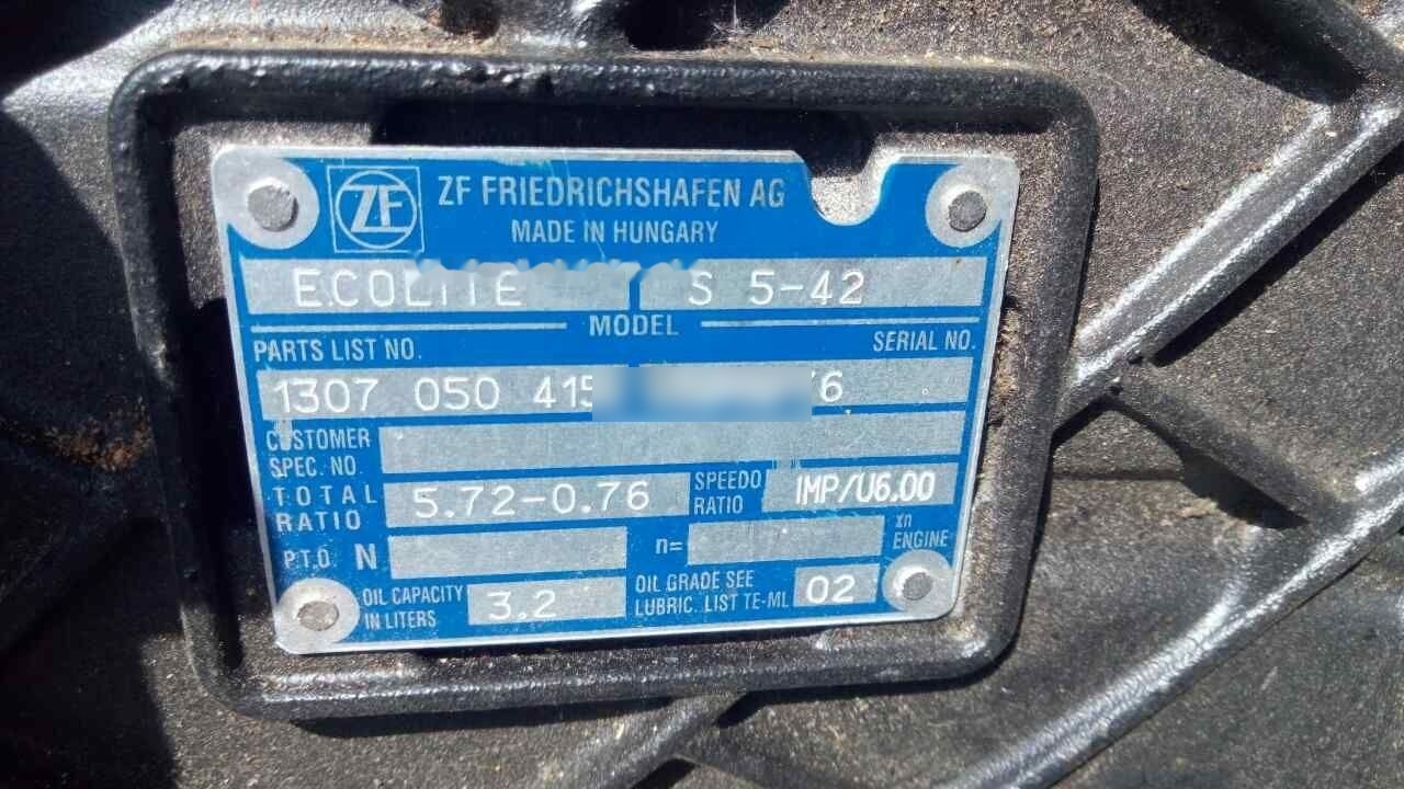 ZF S5-42 MAN - Hộp số cho Xe tải: hình 2 ZF S5-42 MAN - Hộp số cho Xe tải: hình 2