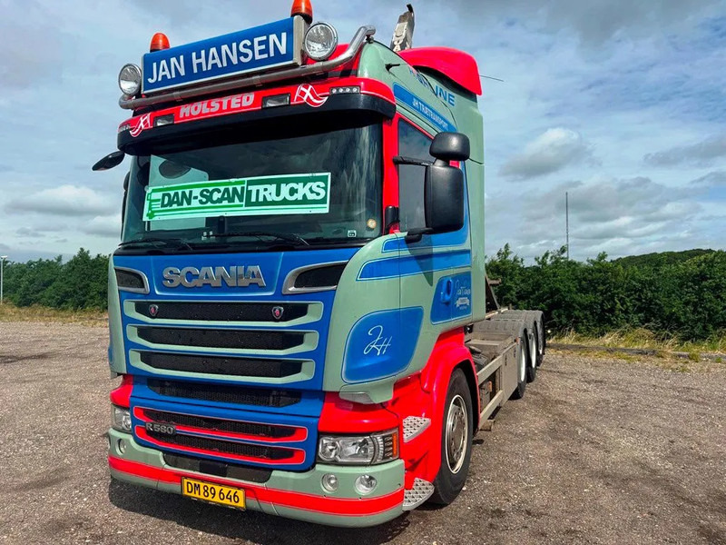 Xe tải nâng móc Scania R580 V8 hoglift. Air / Air suspension.: hình 5
