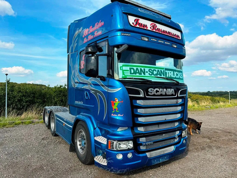 Scania R580 V8 Special Interior. Air / Air suspension. Opticuise / Retarder. Hydr. system. - Xe đầu kéo: hình 4 Scania R580 V8 Special Interior. Air / Air suspension. Opticuise / Retarder. Hydr. system. - Xe đầu kéo: hình 4