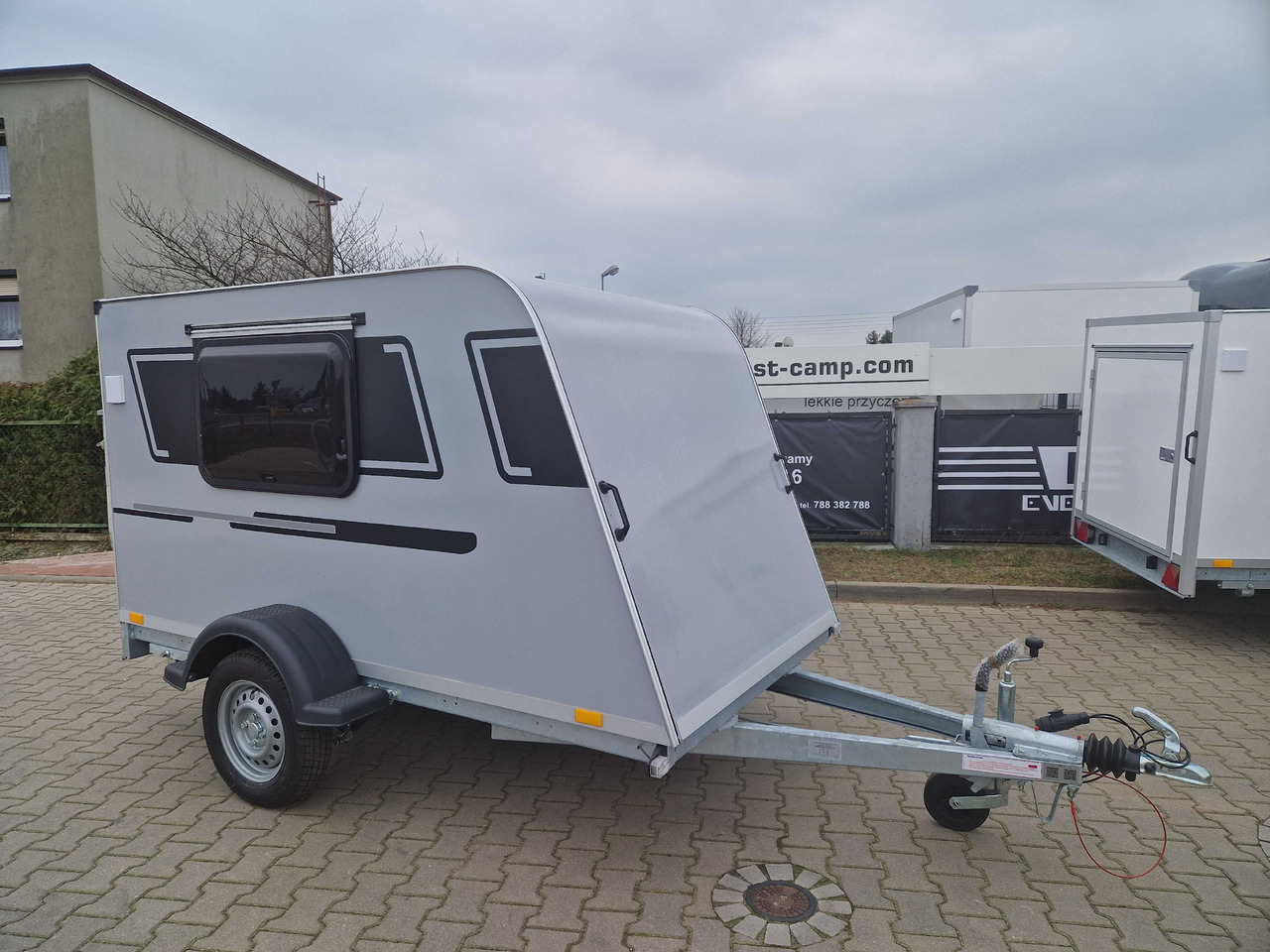 Microcamp mini przyczepa kempingowa transportowa teardrop - Rơ moóc xe hơi: hình 1 Microcamp mini przyczepa kempingowa transportowa teardrop - Rơ moóc xe hơi: hình 1