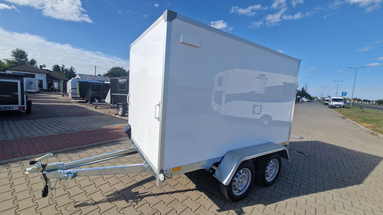 Nowa Przyczepa Furgon Kontener transportowy ABS 250 z rampą - Rơ moóc hộp kín: hình 1 Nowa Przyczepa Furgon Kontener transportowy ABS 250 z rampą - Rơ moóc hộp kín: hình 1